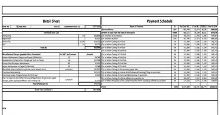 The Ark Voyage costing details